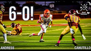 ANDRESS VS CANUTILLO  FULL GAME  TEXAS FRESHMEN FOOTBALL [upl. by Ocisnarf]