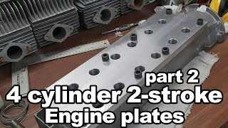 Plates  873 cc 4 cylinder 2stroke part 2 [upl. by Kcim]