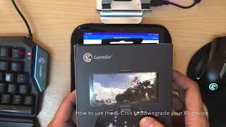 Gamesir X1 how to use the GCrux apps to downgrade your X1 device [upl. by Ahsikcin]