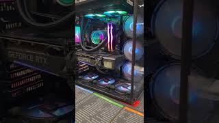 RGB fans with rtx pcbuild pcgamingsetup gamingpc rtx rgb [upl. by Pernell]