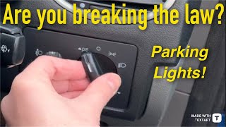 When should you use the parking lights [upl. by Eicak]