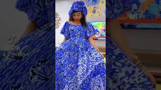 TRÈS BELLE TENUE AFRICAINE DE ROBE LONGUE 2024 WAXPAGNE AFRICAN CASUAL DRESS ANKARA GOWN 24 [upl. by Coh]