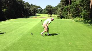 Wentworth Golf Club West Including The Most Ridiculous Swing Ever [upl. by Cairistiona]