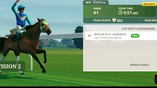 Rival stars Doble Treat Steeplechase and Flat Racing [upl. by Rhea118]