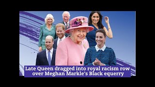 Late Queen dragged into royal racism row over Meghan Markles Black equerry [upl. by Schaffer20]