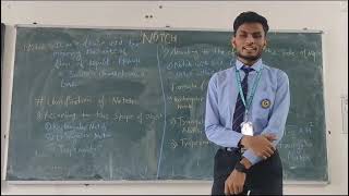 FLUID MECHANICS  NOTCHES AND ITS NUMERICALS BY SOUMYAK KADHAO [upl. by Yelkao]