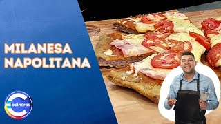 ¡MILANESA NAPOLITANA con papas fritas Receta clásica de bodegón 🤤🔥 Cocineros argentinos [upl. by Kalvn]