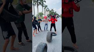 Skibidi tire flipping challenge part 4skibiditoilet speaker shortyoutube cameraman funny [upl. by Fried]