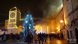 Christmas in Trogir Croatia  Božić u Trogiru Hrvatska [upl. by Lona]