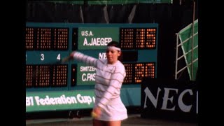 UNUSED 16 12 81 FEDERATION CUP TENNIS HIGHLIGHTS [upl. by Adiana]