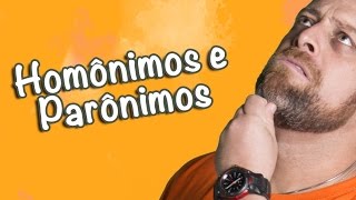 Homônimos e Parônimos Prof Noslen [upl. by Nnayram]