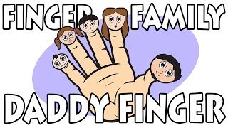 The Finger Family  Daddy Finger Song  Nursery Rhymes with Lyrics [upl. by Zaller]