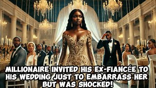 MILLIONAIRE INVITED HIS EXFIANCÉE TO HIS WEDDING JUST TO EMBARRASS HER BUT WAS SHOCKED folktales [upl. by Doralynne]