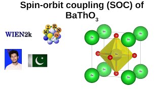 WT05 Spin orbit coupling SOC of BaThO3 [upl. by Spada]