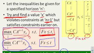 Constrained Predictive Control 58  invariant sets [upl. by Oirram94]