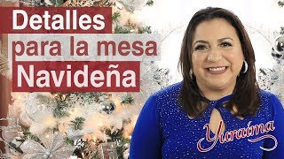 Detalles para decorar la mesa Navideña 🎄 DIY Manualidades Navideñas [upl. by Gere]