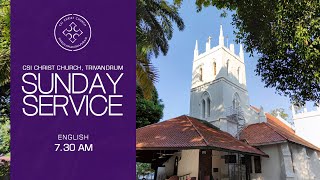 Sunday Service English Holy Eucharist  Dec 12 2021  730 AM  CSI Christ Church Trivandrum [upl. by Ardnos]