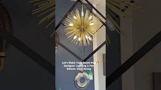 Turn the lights off😎✨ Designer Lighting amp Fan in Edison New Jersey📍 decor home newjersey [upl. by Pendergast]