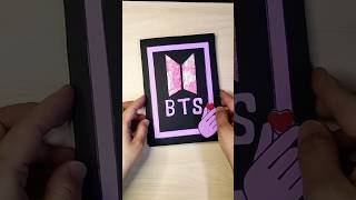 DIY BTS Diary  Handmade BTS Shaker Diary [upl. by Einnov]