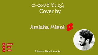 සංසාරේ මා දුටු  Cover by Amisha Minol [upl. by Missy]