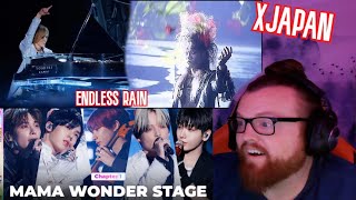 First Time Reacting to XJapan quotEndless Rainquot MV amp MAMA 2023 Tribute Performance [upl. by Rahmann373]