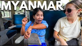 We Took Myanmars Greatest Train Journey 🇲🇲 [upl. by Kceb271]