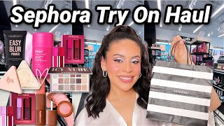 Sephora Sale Haul 🛍️ Full Face of NEW Makeup  Favorites ✨ [upl. by Sajet]