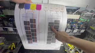 Focus Inc Acaleph 891S UV plastic bag Singlepass machine Tutorial 4 Print head Installation [upl. by Shirline367]