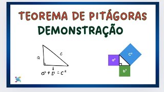 Desvendando o Mistério Surpreendente demonstração do Teorema de Pitágoras [upl. by Hgielrak]