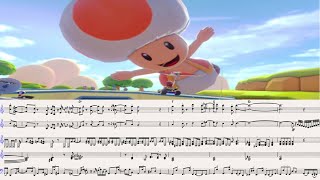 3DS Toad Circuit from Mario Kart 8 Deluxe  Sheet Music [upl. by Vitoria]