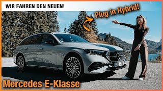 Mercedes EKlasse im Test 2025 Wir fahren den NEUEN Plug in Hybrid Fahrbericht  TModell E 300 e [upl. by Otcefrep]