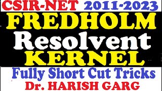 Fredholm Equation  Resolvent Kernel  Fully Short Cut Tricks [upl. by Los]