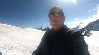 Skifahren Hintertuxer Gletscher Hintertux Glacier 29092019 Ледник Хинтертукс DAV Landsberg [upl. by Edik]