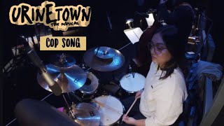 Cop Song  Urinetown Drum cam [upl. by Herzen942]