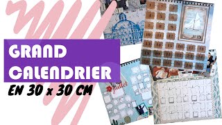 Grand calendrier annuel taille 30 X 30 cm [upl. by Lorusso870]