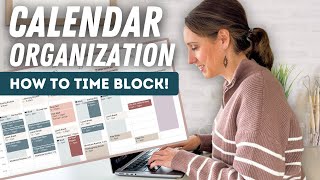 How I Organize My Google Calendar  The Best Time Blocking App for Scheduling  Productivity [upl. by Yednarb]