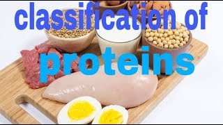 Classification of proteins [upl. by Odlanyar]