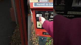 Finally A working PERTIS  Permit to Travel machine at Denham Golf Club Railway Station [upl. by Chapa943]