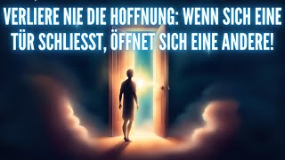 Verliere NIE die Hoffnung Wenn sich eine Tür schließt öffnet sich eine andere [upl. by Koah]