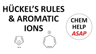 Huckels rules and aromatic ions [upl. by Annadiane753]