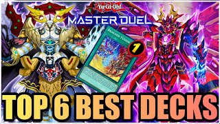 TOP 6 BEST ANTIMETA DECKS in MASTER DUEL [upl. by Fraya]