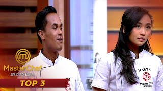 MASTERCHEF INDONESIA  THE LAST PRESURE TEST LORD ADI VS NADYA  TOP 3 [upl. by Bohman946]