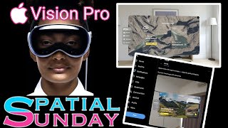 VisionOS Spatial Sunday Apple Vision Pro Tourism Prototype using MapKit SwiftUI amp Apple Icons [upl. by Rasla]