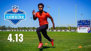 I BROKE THE FASTEST 40 YARD DASH RECORD AT MY OWN NFL COMBINE [upl. by Atinej]