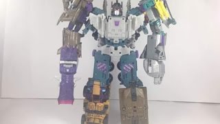 Transformers Combiner Wars Bruticus review en español [upl. by Lacee]