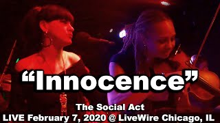 quotInnocencequot  The Social Act Band LIVE at LiveWire Club [upl. by Eillit]