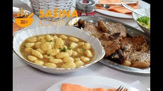 Kotleti sa njokima za prste polizat Quick Pork Chops with Gnocchi  Sašina kuhinja [upl. by Hedva]