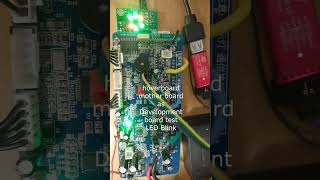 hoverboard mother board as Development board test LED Blink Test [upl. by Oicam]