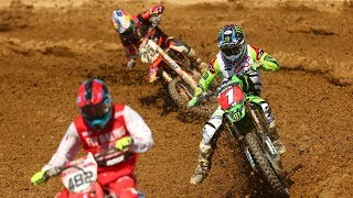 High Point 2018 Eli Tomac vs Marvin Musquin Final Three Laps Moto 2 [upl. by Yvehc798]