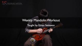 Weekly Mandolin Workout with Ethan Setiawan  Harp Scales [upl. by Timms]